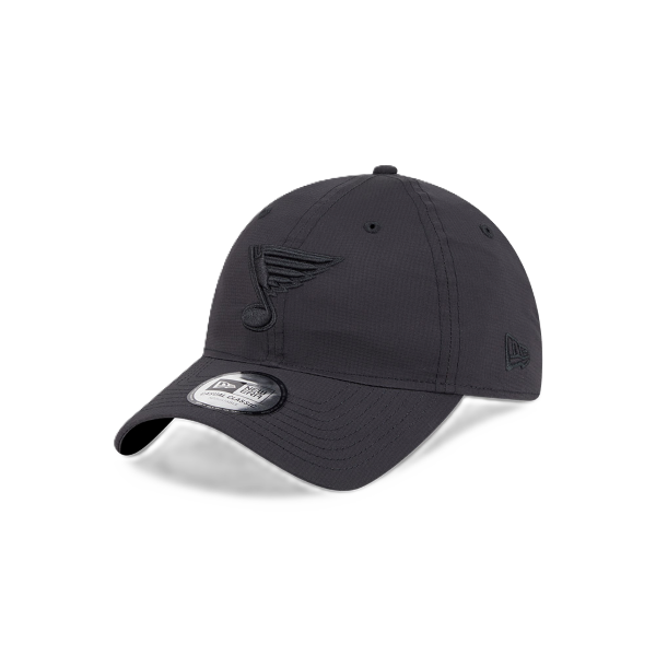 ST. LOUIS BLUES NEW ERA CC RIPSTOP 25070 CLIPBACK - BLACK Adjustable Cap New Era