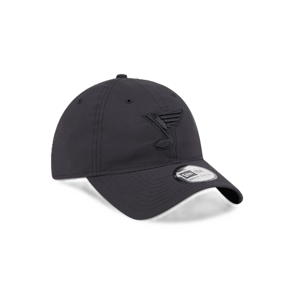 ST. LOUIS BLUES NEW ERA CC RIPSTOP 25070 CLIPBACK - BLACK Adjustable Cap New Era
