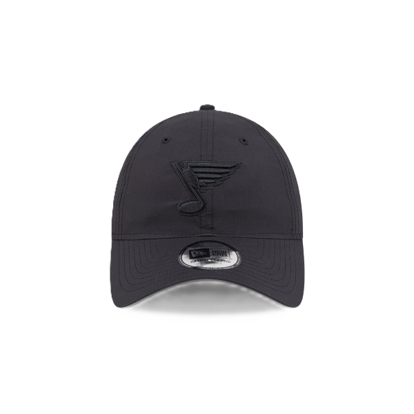 ST. LOUIS BLUES NEW ERA CC RIPSTOP 25070 CLIPBACK - BLACK Adjustable Cap New Era