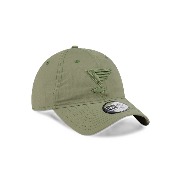 ST. LOUIS BLUES NEW ERA CC RIPSTOP 25070 CLIPBACK - GREEN Adjustable Cap New Era