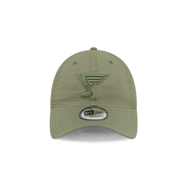 ST. LOUIS BLUES NEW ERA CC RIPSTOP 25070 CLIPBACK - GREEN Adjustable Cap New Era