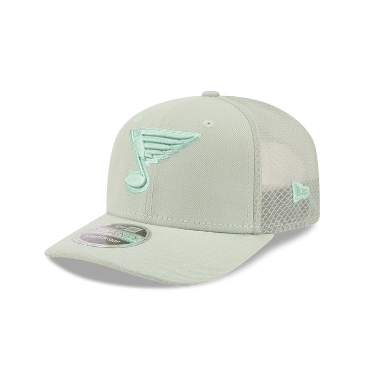 ST. LOUIS BLUES NEW ERA 9SEVENTY BLUE NOTE TRUCKER - GREEN