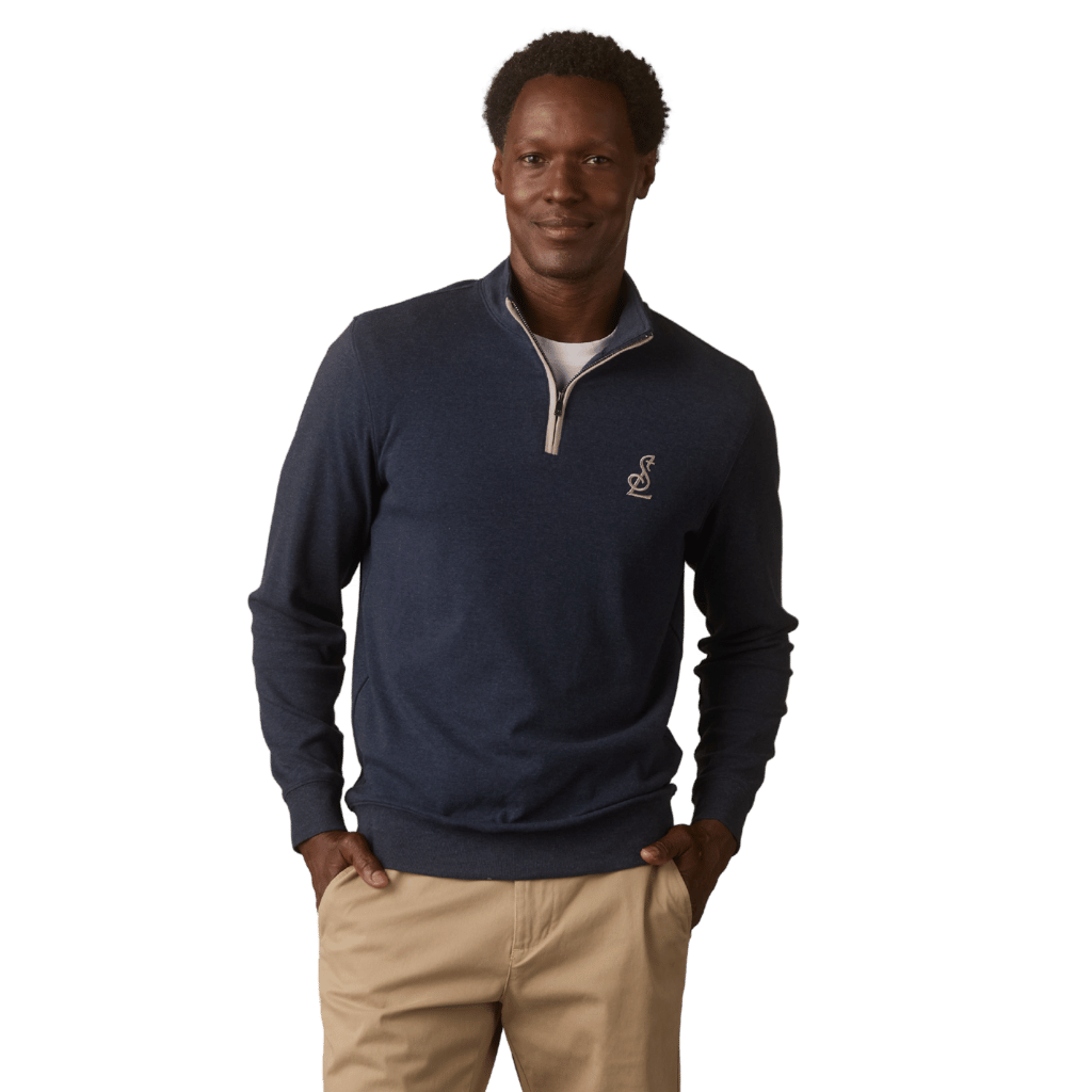 St. Louis Blues the Normal Brand STL Logo 1/4 Zip 1/4 Zip The Normal Brand