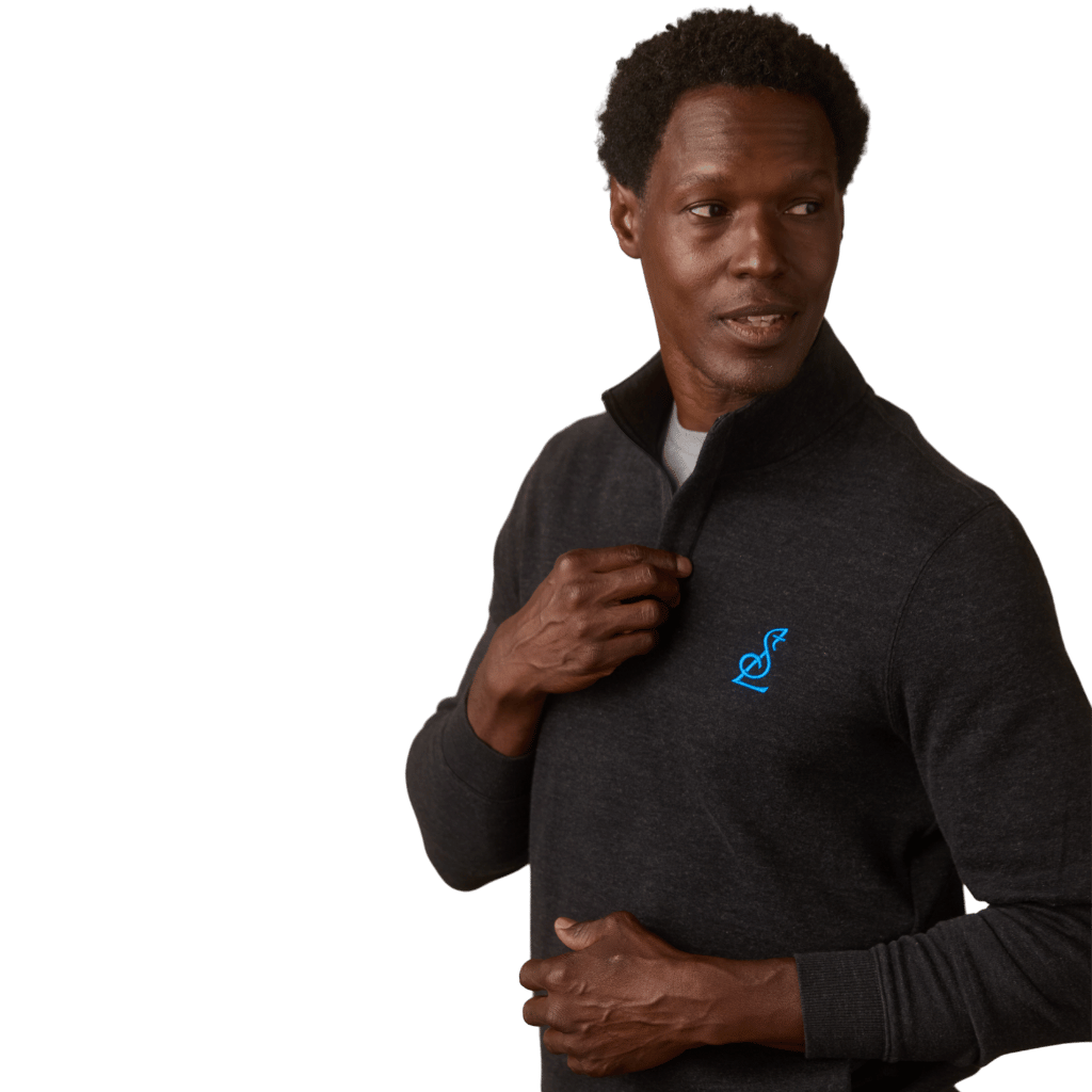 St. Louis Blues the Normal Brand STL Logo Fleece 1/4 Zip 1/4 Zip The Normal Brand