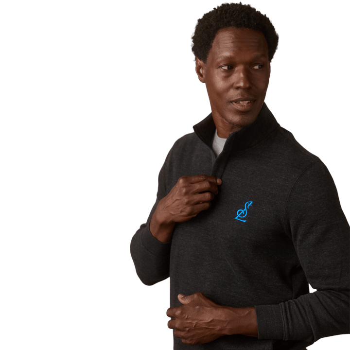 St. Louis Blues the Normal Brand STL Logo Fleece 1/4 Zip 1/4 Zip The Normal Brand