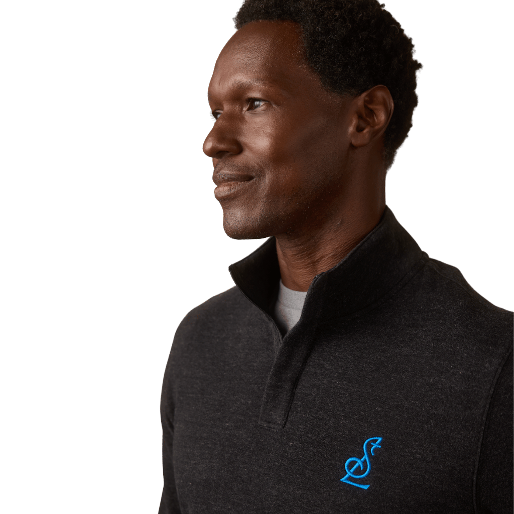 St. Louis Blues the Normal Brand STL Logo Fleece 1/4 Zip 1/4 Zip The Normal Brand