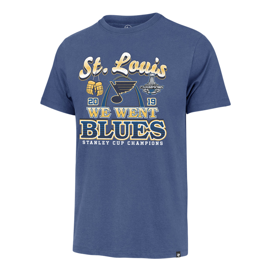 WE WENT BLUES 47 BRAND FRANKLINE TEE - BLUE T-shirt '47 Brand   
