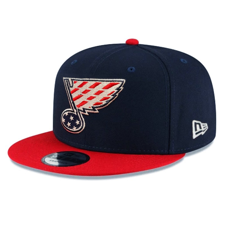 ST. LOUIS BLUES NOTE NEW ERA 9FIFTY STARS AND STRIPES SNAPBACK - RED Hat New Era   