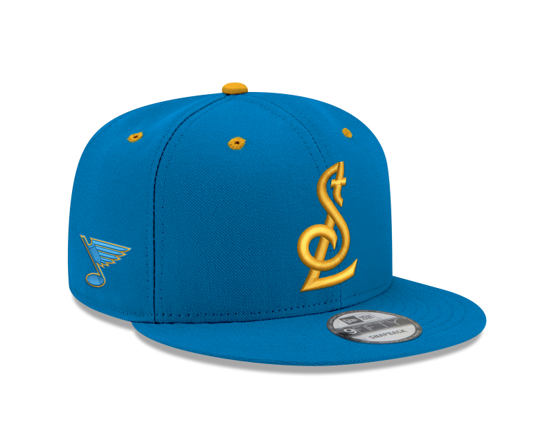 ST. LOUIS BLUES 950 STL LOGO SNAPBACK - BLUE Hat New Era