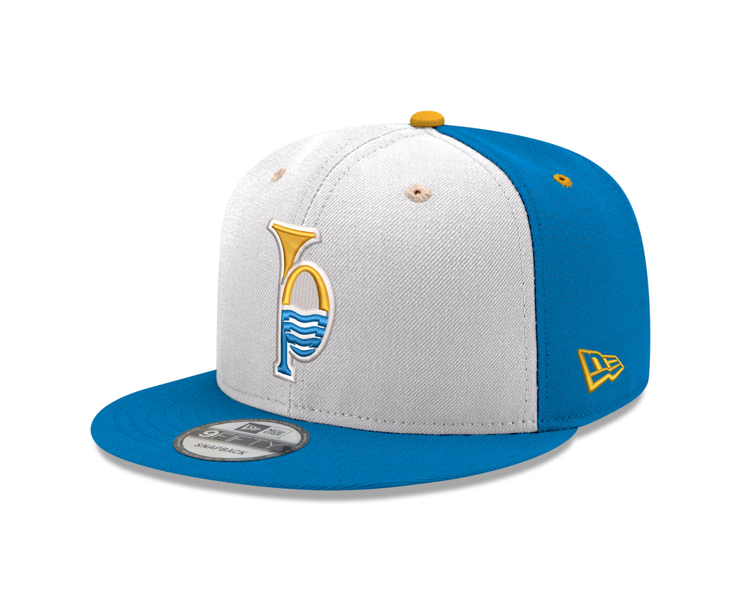 ST. LOUIS BLUES 950 RIVER MUSIC SNAPBACK - White and Blue Hat New Era