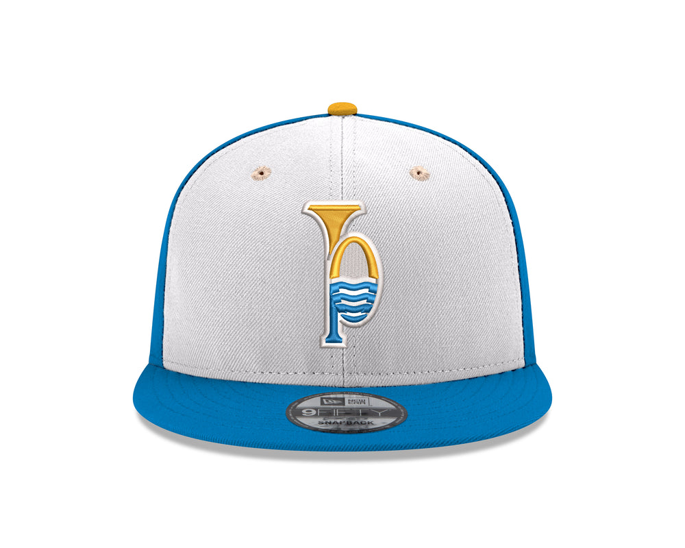 ST. LOUIS BLUES 950 RIVER MUSIC SNAPBACK - White and Blue Hat New Era