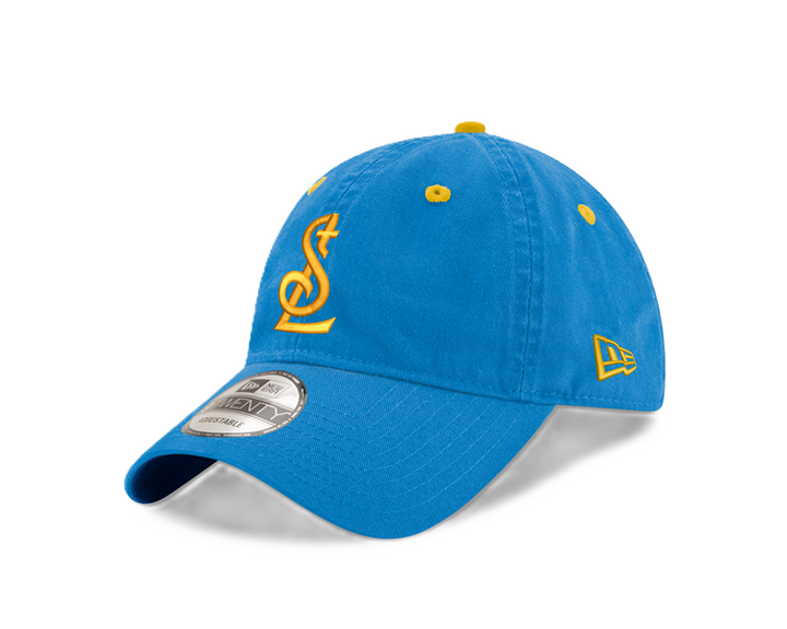 ST. LOUIS BLUES NEW ERA CAP 9TWENTY STL LOGO ADJUSTBLE HAT - BLUE Adjustable Cap New Era
