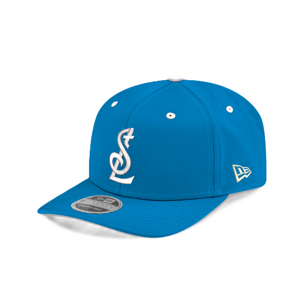 ST. LOUIS BLUES NEW ERA 9SEVENTY STL LOGO NHL SHIELD SNAPBACK - BLUE Adjustable Cap New Era
