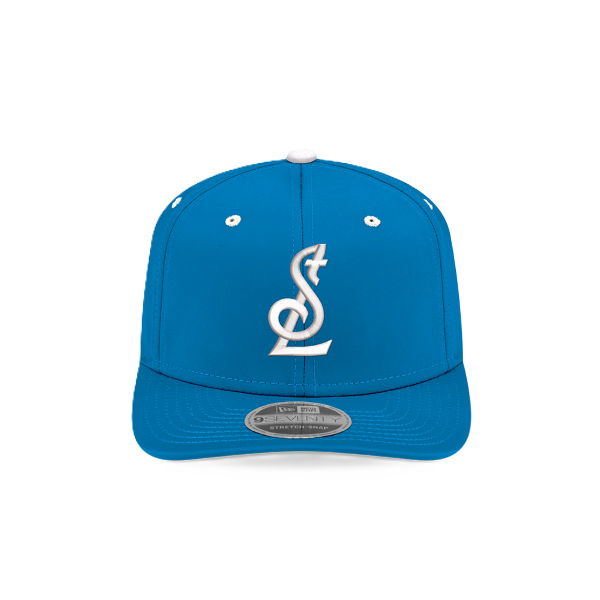 ST. LOUIS BLUES NEW ERA 9SEVENTY STL LOGO NHL SHIELD SNAPBACK - BLUE Adjustable Cap New Era