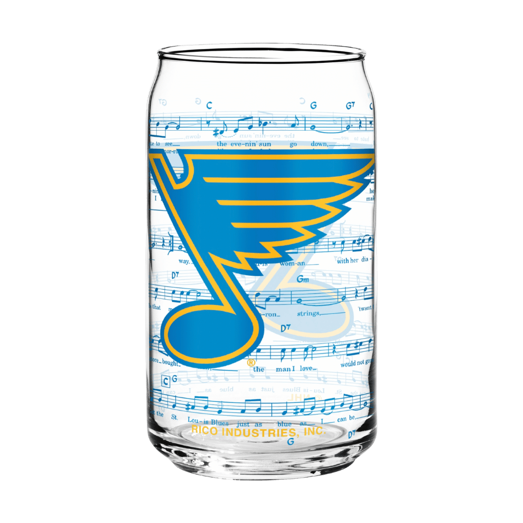 St. Louis Blues 16oz Blue Note Glass Can