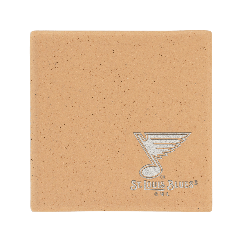 St. Louis Blues Laser Engraved 4" Ceramic Coaster