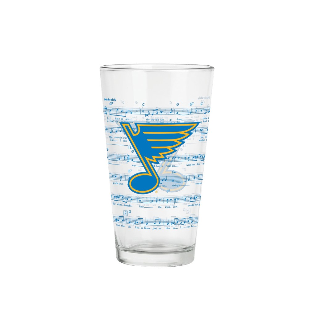 St. Louis Blues 16oz Blue Note Pint Glass