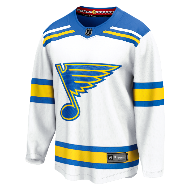 ST. LOUIS BLUES FANATICS BREAKAWAY ROAD JERSEY Jersey Fanatics