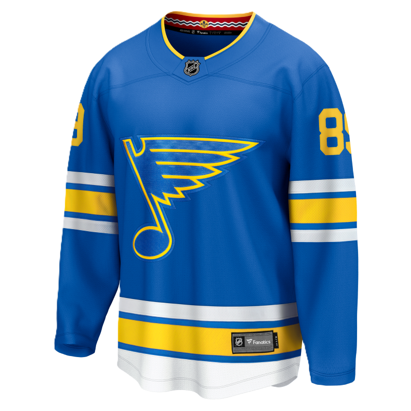 ST. LOUIS BLUES FANATICS BREAKAWAY HOME JERSEY - BUCHNEVICH #89 Jersey Fanatics