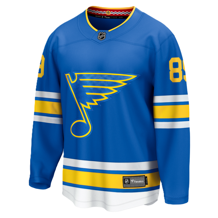 ST. LOUIS BLUES FANATICS BREAKAWAY HOME JERSEY - BUCHNEVICH #89 Jersey Fanatics