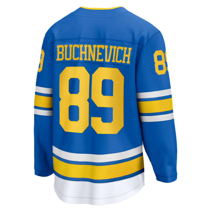 ST. LOUIS BLUES FANATICS BREAKAWAY HOME JERSEY - BUCHNEVICH #89 Jersey Fanatics