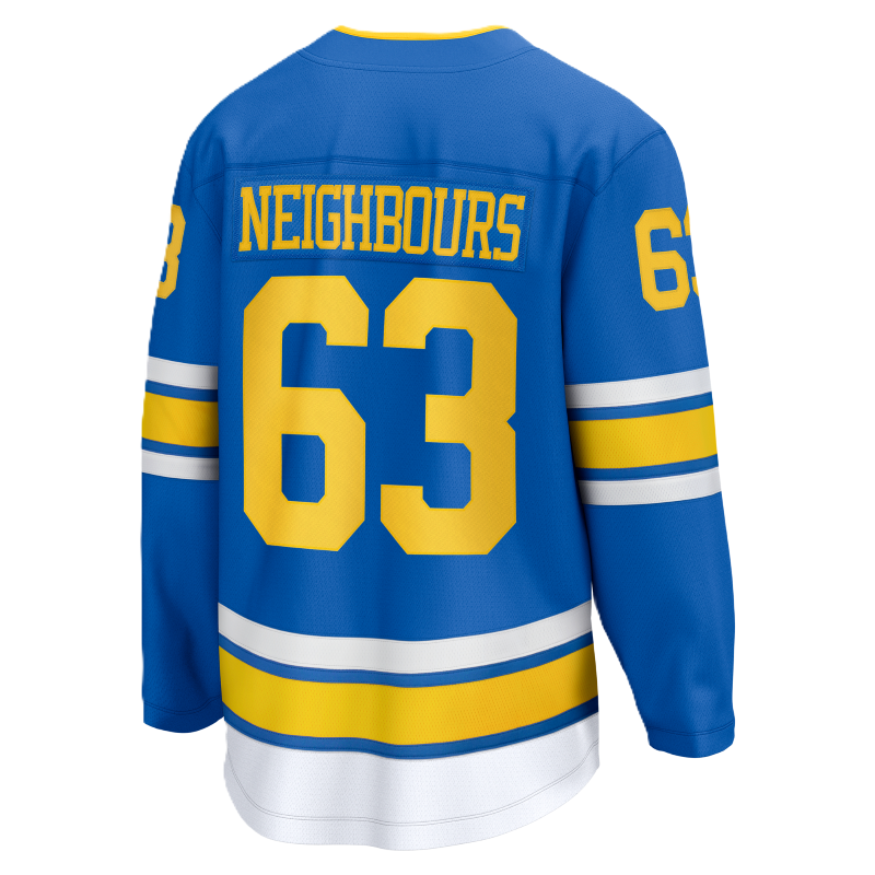 ST. LOUIS BLUES FANATICS BREAKAWAY HOME JERSEY - NEIGHBOURS #63 Jersey Fanatics