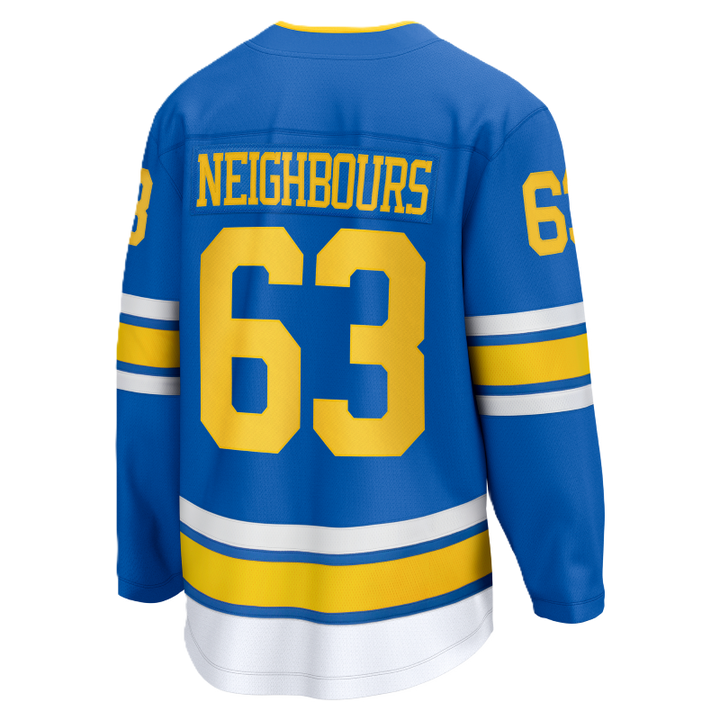 ST. LOUIS BLUES FANATICS BREAKAWAY HOME JERSEY - NEIGHBOURS #63 Jersey Fanatics