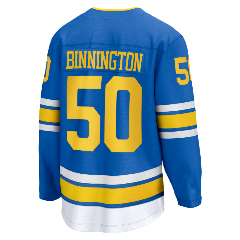 ST. LOUIS BLUES FANATICS BREAKAWAY HOME JERSEY - BINNINGTON #55 Jersey Fanatics