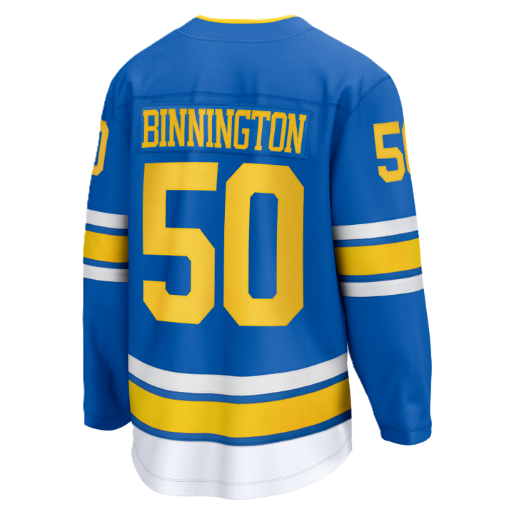 ST. LOUIS BLUES FANATICS BREAKAWAY HOME JERSEY - BINNINGTON #55 Jersey Fanatics
