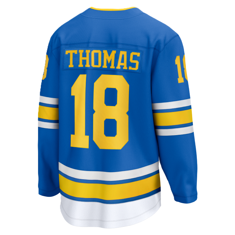ST. LOUIS BLUES FANATICS BREAKAWAY HOME JERSEY - THOMAS #18 Jersey Fanatics