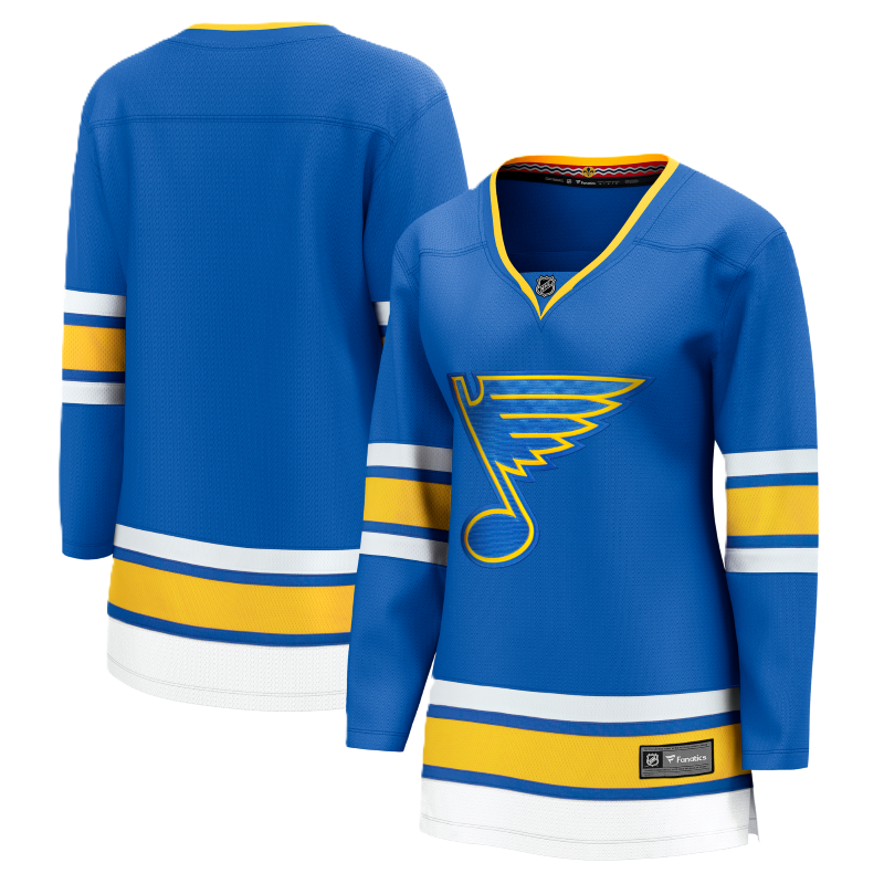 ST. LOUIS BLUES FANATICS WOMENS BREAKAWAY HOME JERSEY Jersey Fanatics