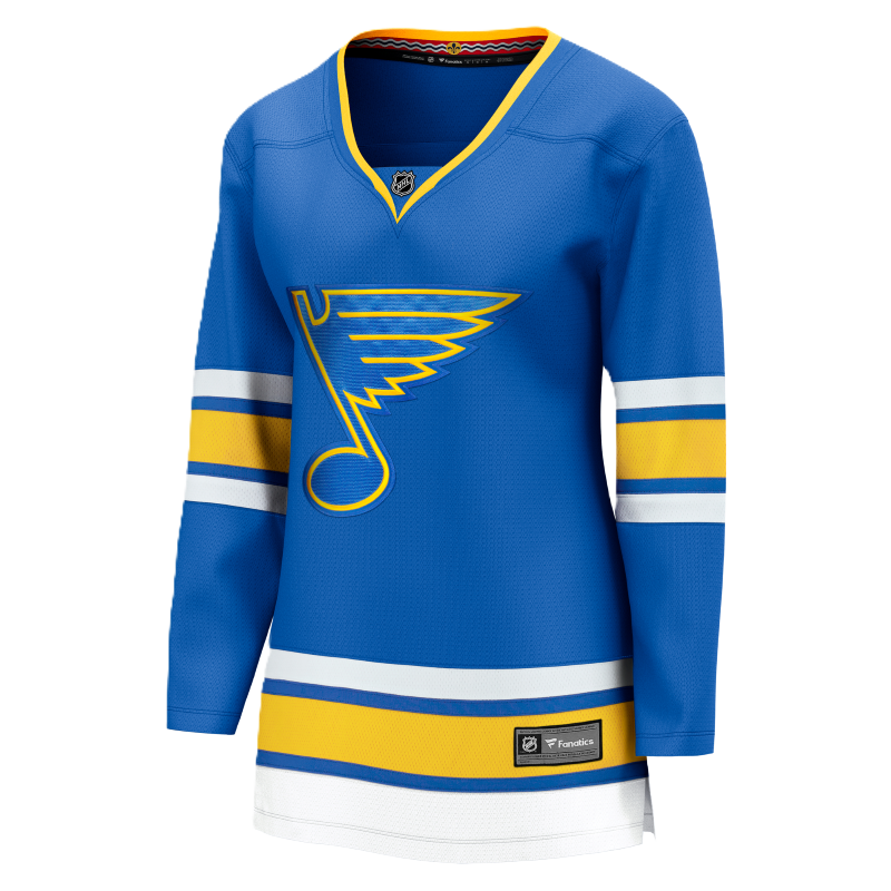 ST. LOUIS BLUES FANATICS WOMENS BREAKAWAY HOME JERSEY Jersey Fanatics