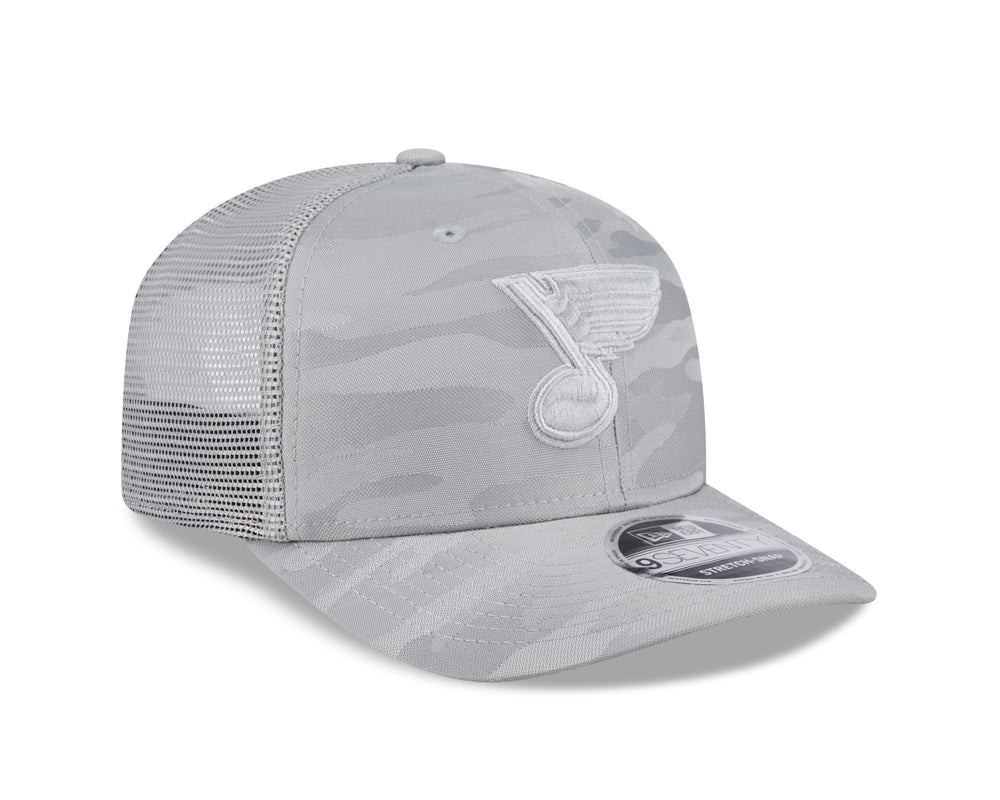 NEW ERA 970 ST. LOUIS BLUES CAMO MESH STRETCH SNAPBACK Hat New Era   