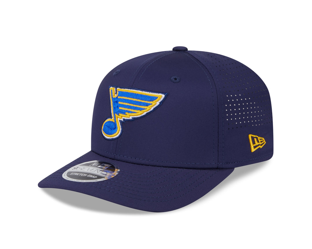NEW ERA 970 ST. LOUIS BLUES PERFORMANCE MESH STRETCH SNAPBACK Hat New Era   