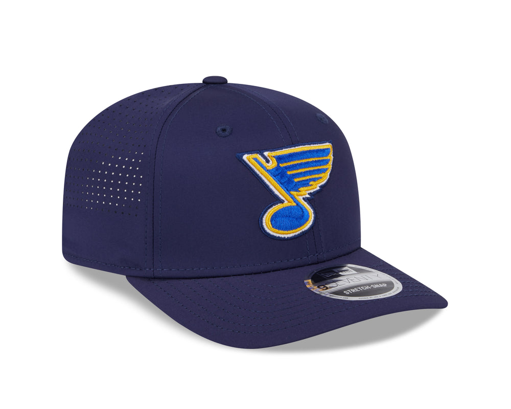 NEW ERA 970 ST. LOUIS BLUES PERFORMANCE MESH STRETCH SNAPBACK Hat New Era   