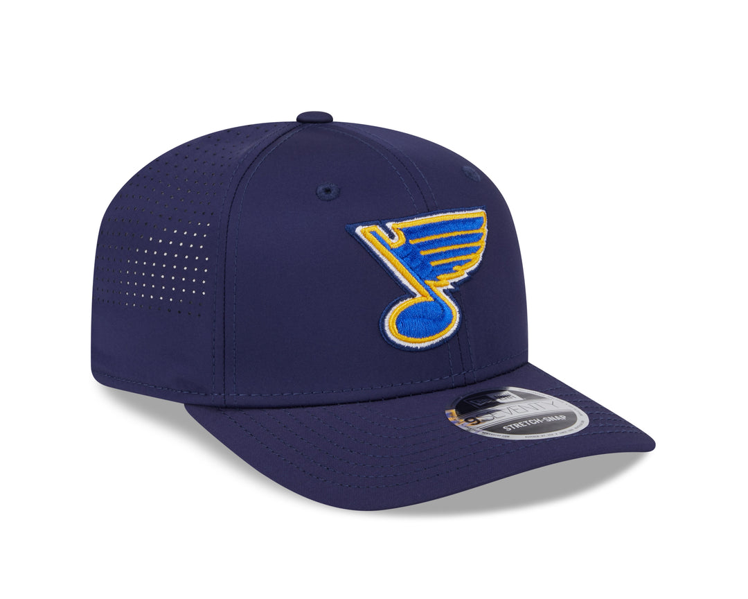 NEW ERA 970 ST. LOUIS BLUES PERFORMANCE MESH STRETCH SNAPBACK Hat New Era   