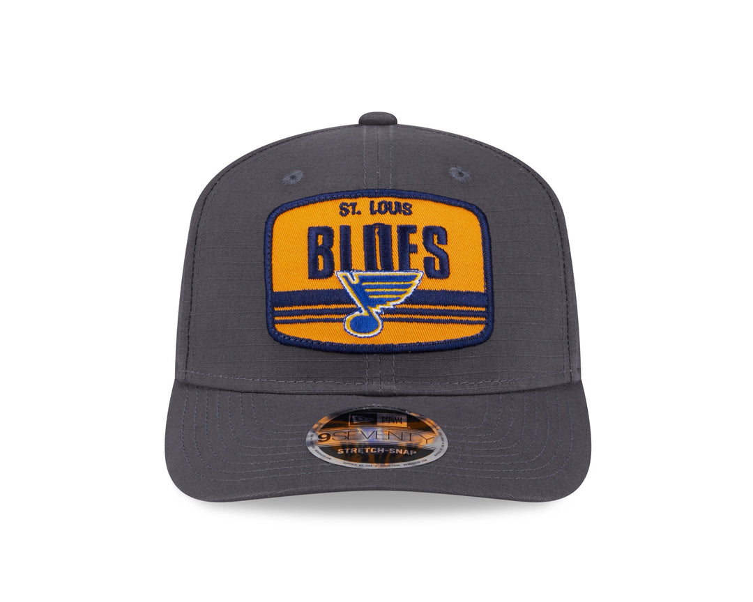NEW ERA 970 ST. LOUIS BLUES PATCH STRETCH SNAPBACK - GREY Hat New Era   