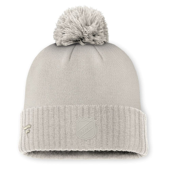 ST. LOUIS BLUES FANATICS AUTHENTIC PRO TONAL POM KNIT - CREAM Knit Fanatics   