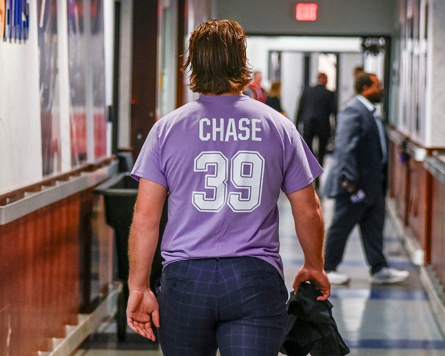 ST. LOUIS BLUES HOCKEY FIGHTS CANCER KELLY CHASE SHIRT T-shirt STL Authentics   