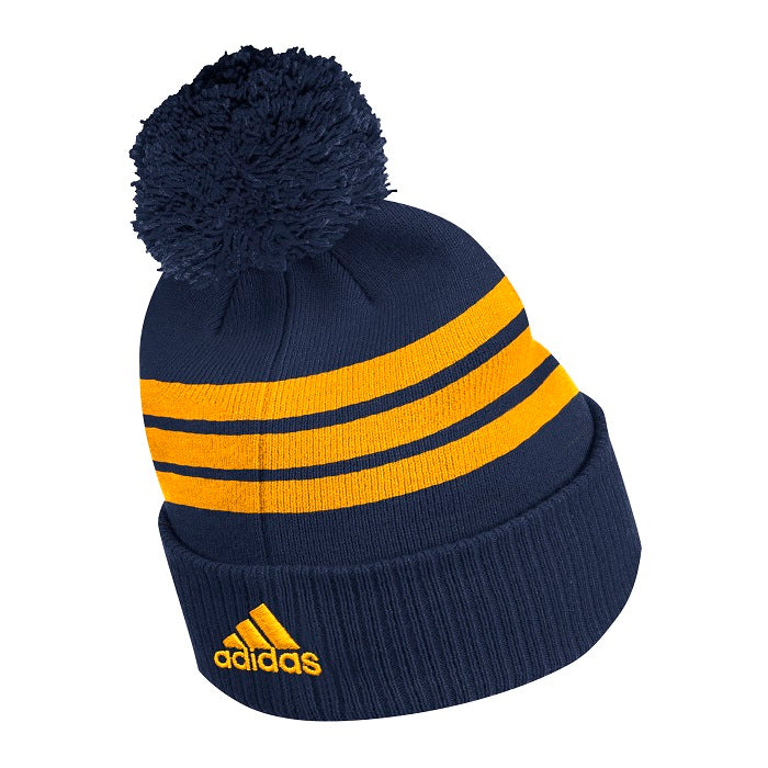 ST. LOUIS BLUES ADIDAS THREE STRIPES POM KNIT - NAVY Knit adidas   