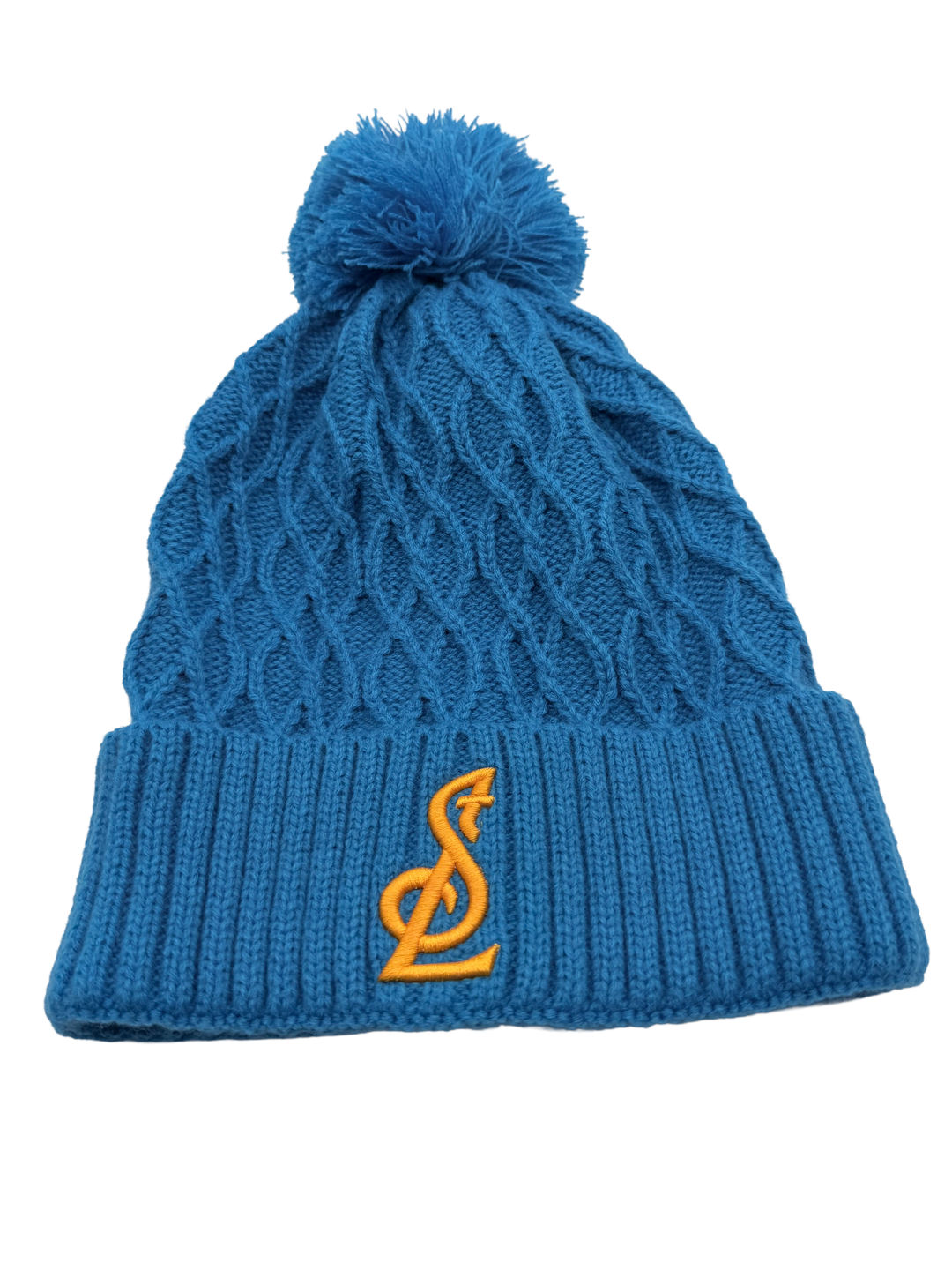 STL CHUNKY POM KNIT ARENA EXCLUSIVE - BLUE/GOLD Knit STL Authentics