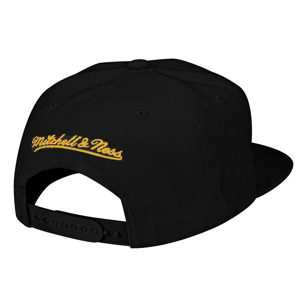 ST. LOUIS BLUES MITCHELL & NESS NOTE SNAPBACK HAT - BLACK Hat Mitchell & Ness   