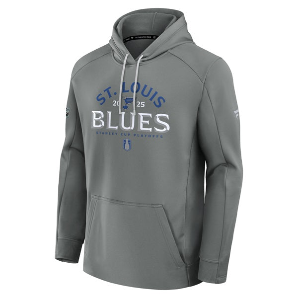 2025 ST. LOUIS BLUES AUTHENTIC PRO RINK PLAYOFF HOODIE - GREY Hoodie Fanatics