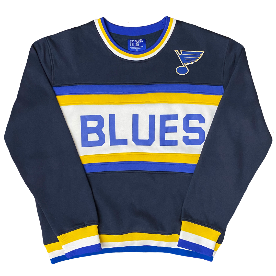 St. Louis Blues Starter Arch City Team Graphic Fleece Pullover Hoodie -  Heather Gray