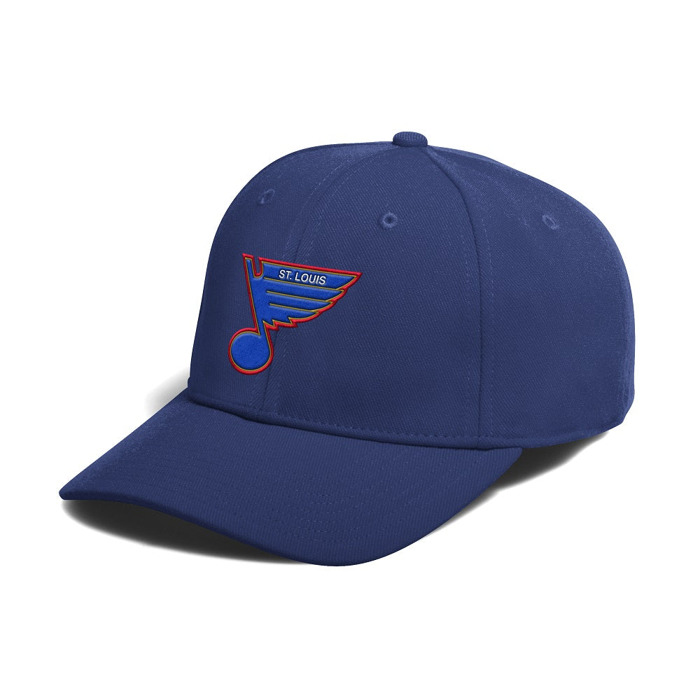 ST. LOUIS BLUES ADIDAS MENS FLEXFIT HAT - NAVY Hat adidas   