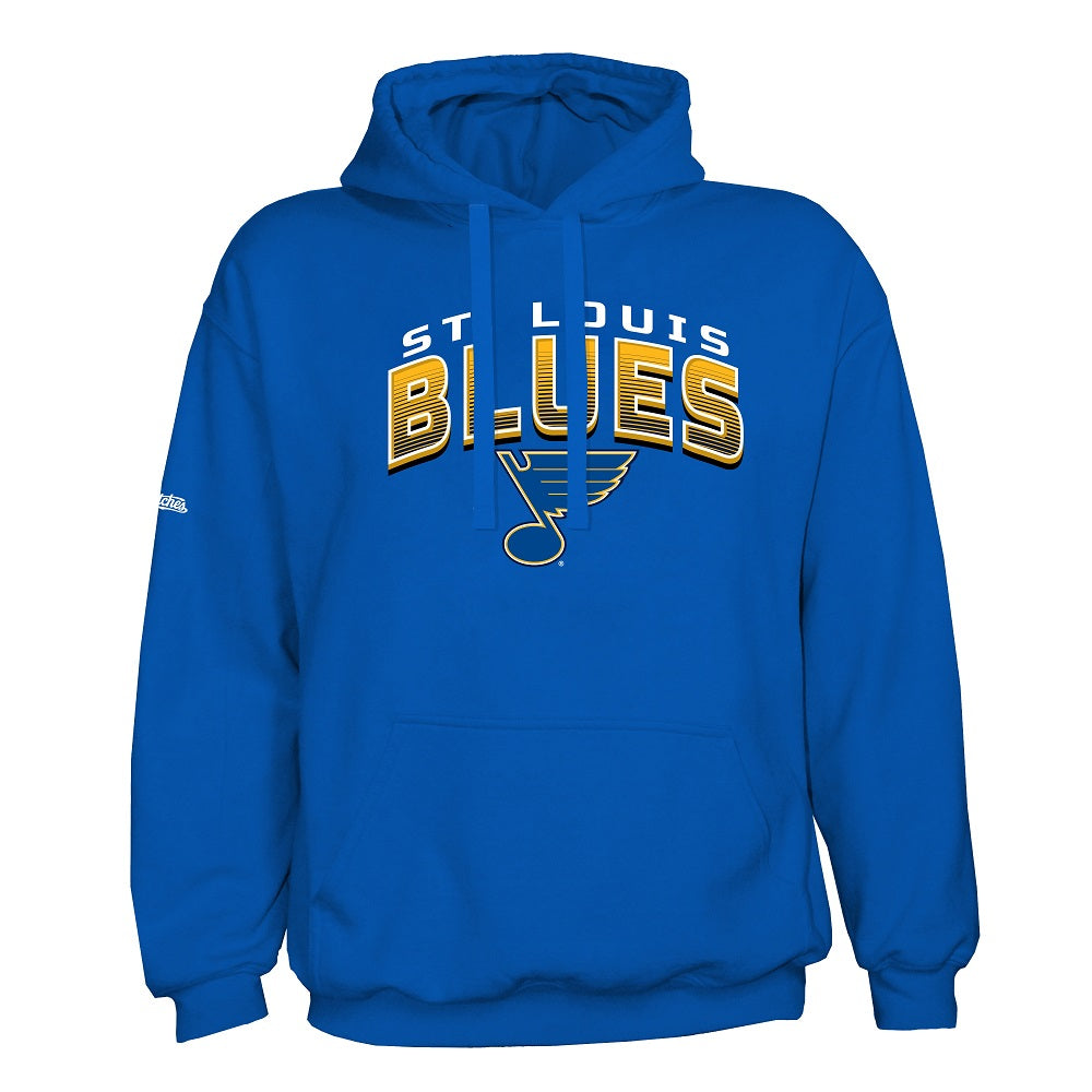 ST. LOUIS BLUES STITCHES FREQUENCY HOODIE - ROYAL