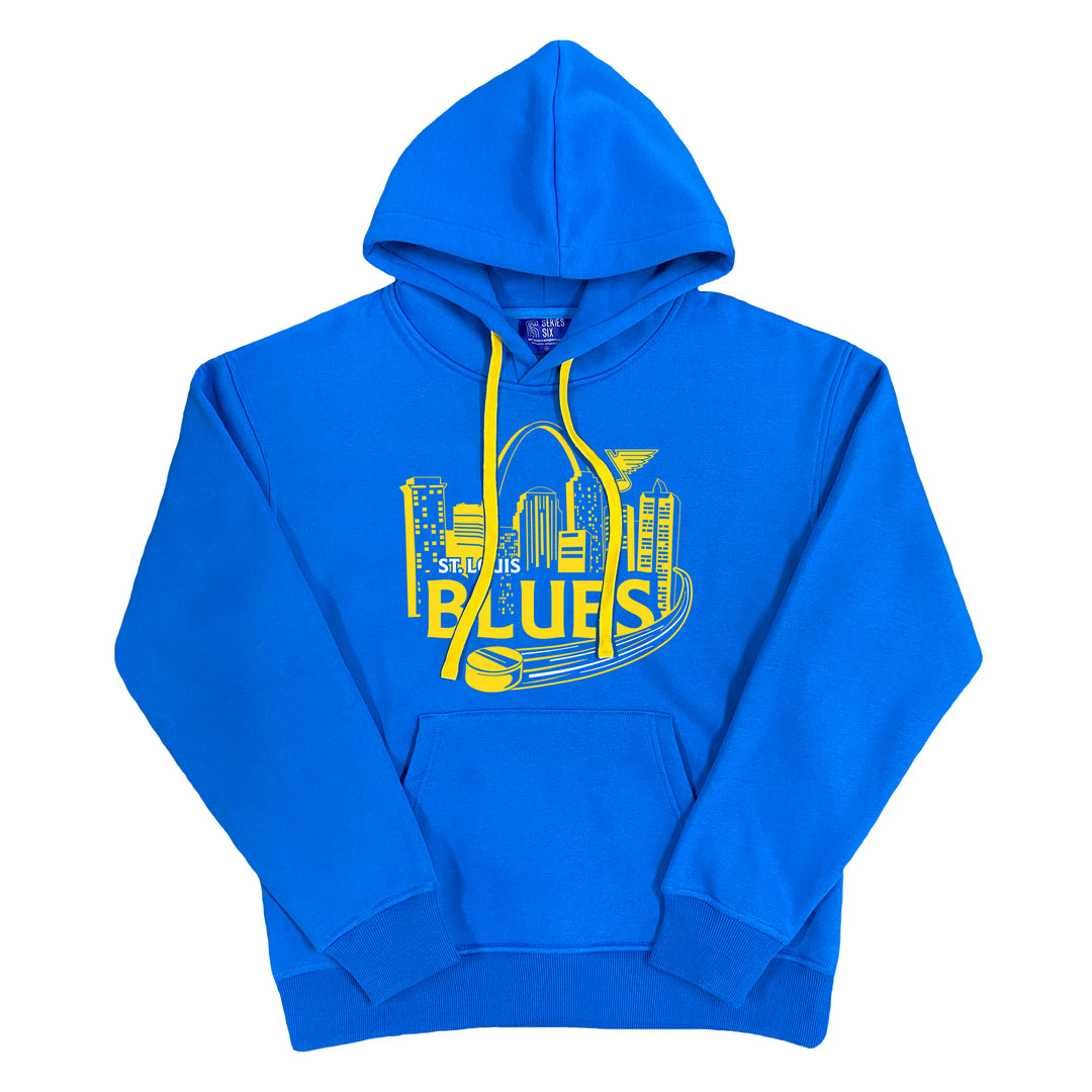 ST. LOUIS BLUES SERIES SIX GATEWAY HOODIE - BLUE Hoodie Series Six