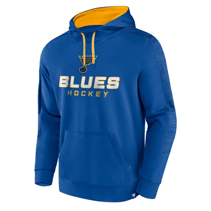 ST. LOUIS BLUES FANATICS POLY FLEECE HOODIE - ROYAL