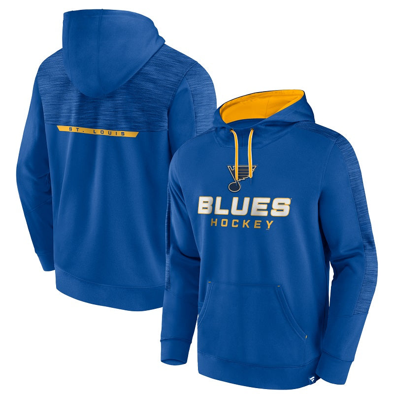 ST. LOUIS BLUES FANATICS POLY FLEECE HOODIE - ROYAL Hoodie Fanatics   