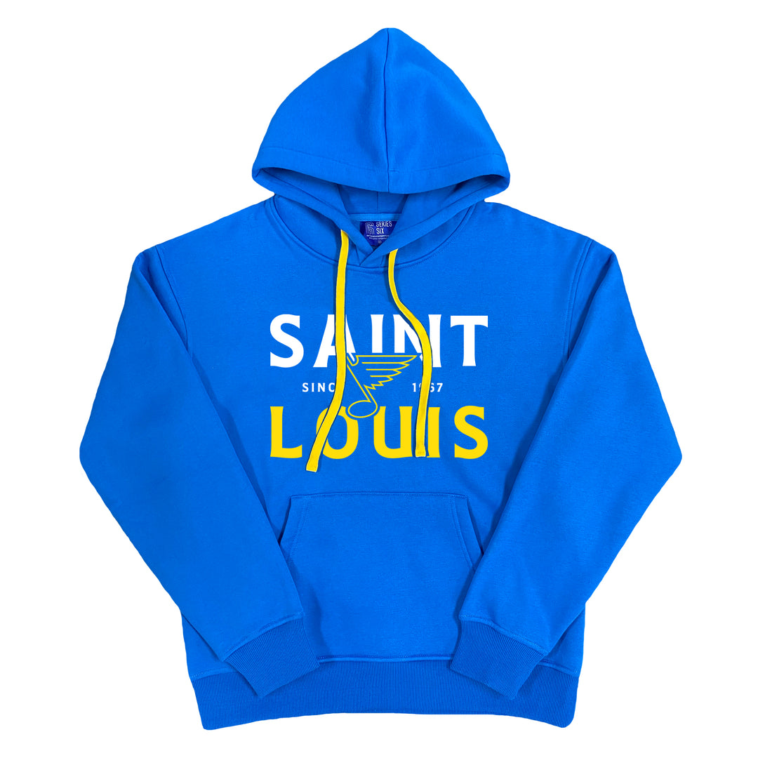 ST. LOUIS BLUES SERIES SIX ESTABLISHED HOODIE - BLUE Hoodie Series Six